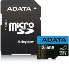   A-Data 256GB microSDXC Premier UHS-I Class10 V10 A1 + adapterrel