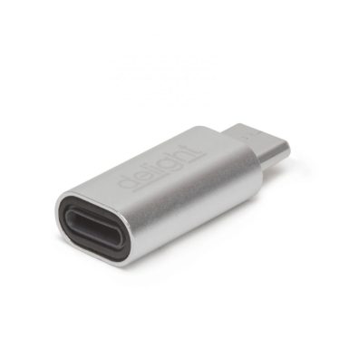 Delight USB Type-C - iPhone Lightning adapter Silver