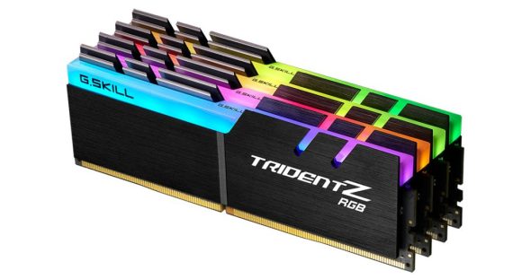 G.SKILL 128GB DDR4 3200MHz Kit(4x32GB) Trident Z RGB