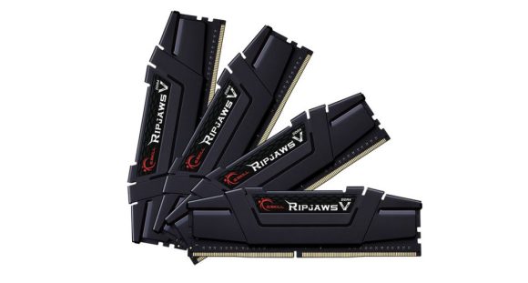 G.SKILL 128GB DDR4 3600MHz Kit(4x32GB) Ripjaws V