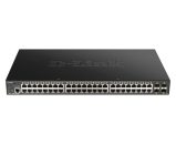   D-Link DGS-1250-52XMP 52-Port 10-Gigabit Smart Managed PoE Switch