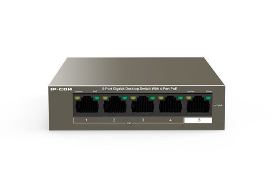 IP-COM G1105P-4-63W 5-Port Gigabit Desktop Switch with 4-Port PoE