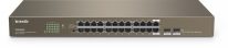   Tenda TEG1024F 24-Port Gigabit Unmanaged Switch with 2 SFP Slots