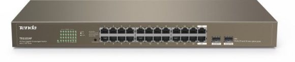 Tenda TEG1024F 24-Port Gigabit Unmanaged Switch with 2 SFP Slots