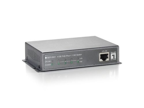 LevelOne GEP-0521 4 GE PoE Plus + 1 GE Switch