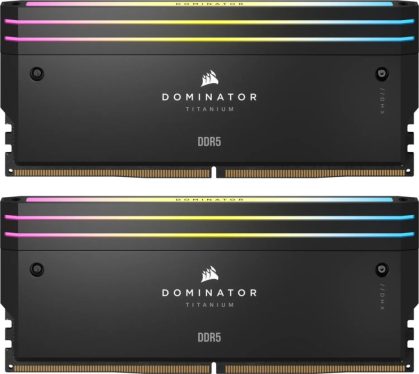 Corsair 64GB DDR5 6400MHz Kit(2x32GB) Dominator Titanium RGB Black