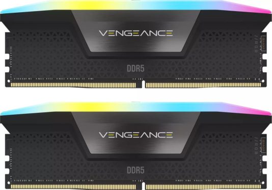 Corsair 96GB DDR5 6000MHz Kit(2x48GB) Vengeance RGB Black