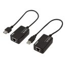 Logilink UA0021D USB2.0 Cat.5 Extender Black