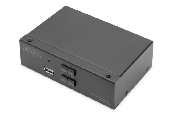 Digitus KVM Switch 2x1 DP Out USB