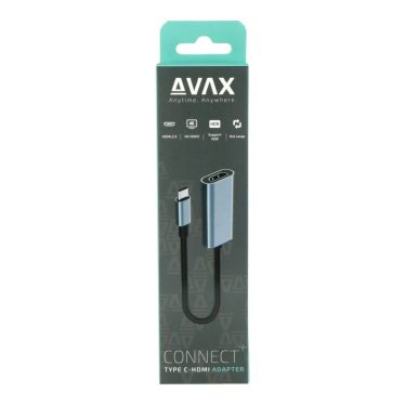 Avax AD603 CONNECT+ Type C HDMI 4K/60Hz adapter alumínium