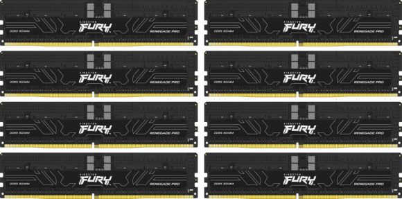 Kingston 256GB DDR5 6000MHz Kit(8x32GB) Fury Renegade Pro Black