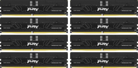 Kingston 256GB DDR5 5600MHz Kit(8x32GB) Fury Renegade Pro Black