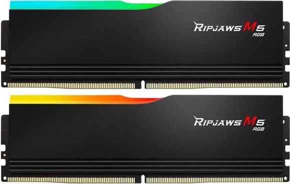 G.SKILL 32GB DDR5 6400MHz Kit(2x16GB) Ripjaws M5 RGB Black