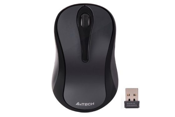 A4-Tech G3-280NS Wireless Mouse Glossy Grey