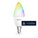Hama E14 RGBW 4,9W Matter Smart LED