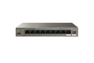   IP-COM G1110PF-8-102W 9GE+1SFP Ethernet Unmanaged Switch With 8-Port PoE