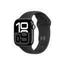   Apple Watch S10 Cellular 42mm Jet Black Alu Case with Black Sport Band S/M