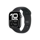   Apple Watch S10 Cellular 46mm Jet Black Alu Case with Black Sport Band M/L