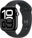   Apple Watch S10 GPS 46mm Jet Black Alu Case with Black Sport Band M/L