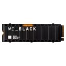 Western Digital 4TB M.2 2280 NVMe SN850X With Heatsink Black