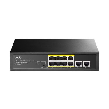 Cudy FS1010PG 8-FE PoE Switch with 2 Uplink GbE