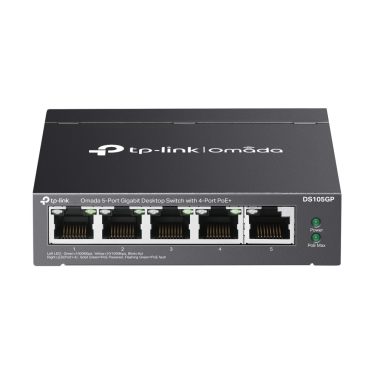 TP-Link DS105GP Omada 5-Port Gigabit Unmanaged Desktop Switch with 4-Port PoE+