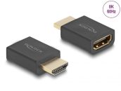   DeLock High Speed HDMI with Ethernet Adapter male to female 8K 60Hz Black