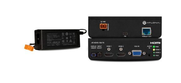 ATLONA AT-HDVS-150-TX-PSK Three-Input HDBaseT Transmitter with VGA and HDMI Inputs