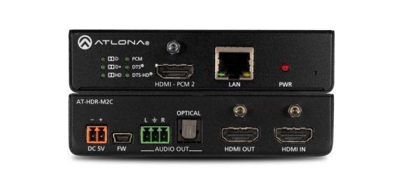 ATLONA AT-HDR-M2C 4K HDR Multi-Channel Audio Converter