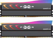   Silicon Power 64GB DDR5 6000MHz Kit(2x32GB) XPOWER Storm RGB Gaming Black