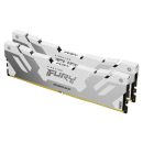   Kingston 64GB DDR5 6000MHz Kit(2x32GB) Fury Renegade White/Silver