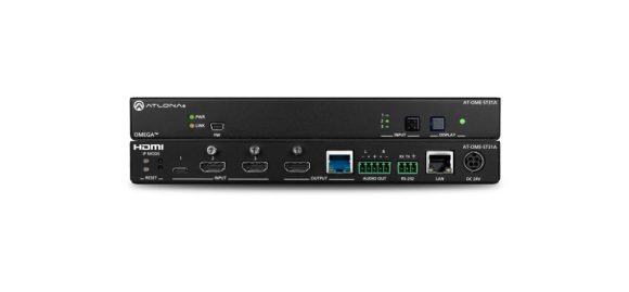 ATLONA AT-OME-ST31A Three-Input Switcher and HDBaseT Transmitter with USB-C and HDMI Inputs