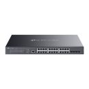   TP-Link SG3428XMPP Omada 24-Port Gigabit and 4-Port 10GE SFP+ L2+ Managed Switch with 16-Port PoE+ & 8-Port PoE++