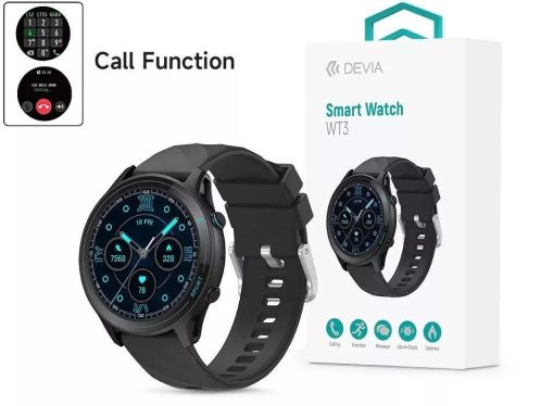 Devia WT3 Smart Watch Black