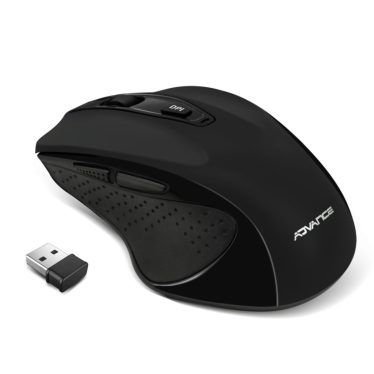 Advance Shape 6D Wireless Mouse Black