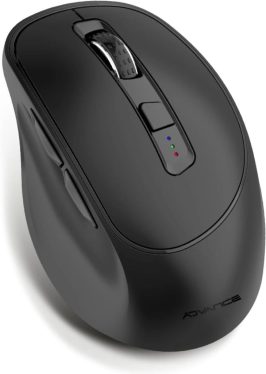 Advance ErgoFit Wireless Bluetooth Mouse Black