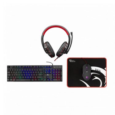 White Shark Comanche 3 Gaming Keyboard Combo Black HU