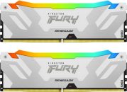   Kingston 64GB DDR5 6400MHz Kit(2x32GB) Fury Renegade RGB White