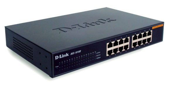 D-Link DES-1016D 16 Port 10/100Mbit Desktop Switch